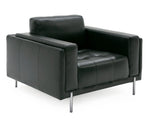 Schmidt - Modern Black Leather Chair by VIG Furniture - View 1