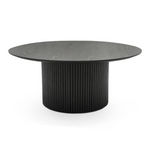 Rawlins Modern Mid Century Black Ash Round Coffee Table by VIG Furniture - View 1