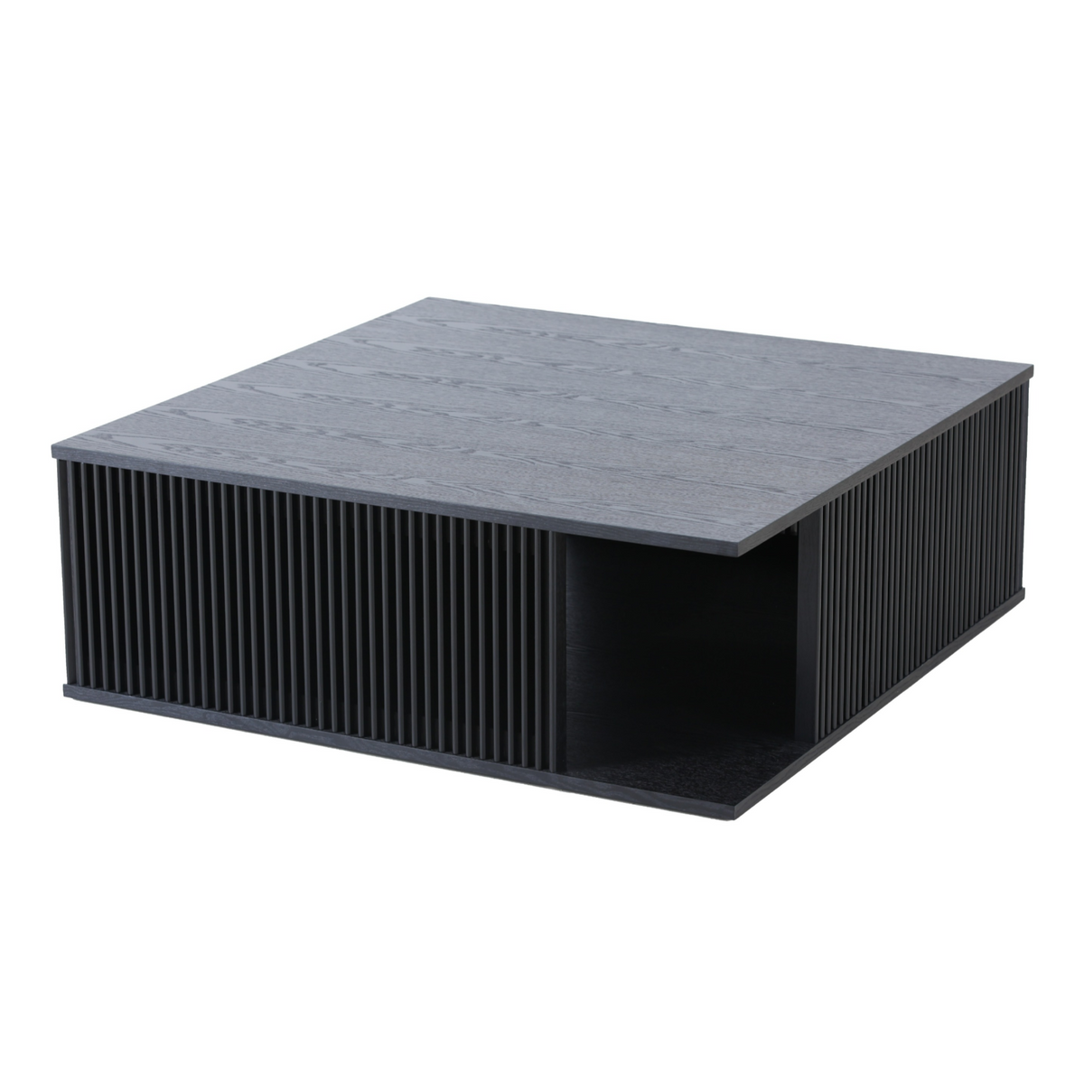 Alpine Modern Mid Century Black Ash Square Coffee Table by VIG Furniture - View 1