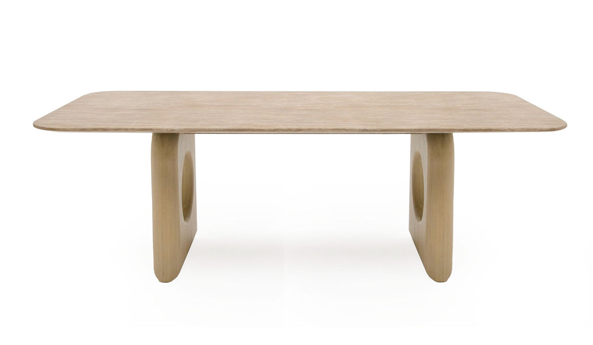 Osaka - Modern Faux Marble + Natural Ash Dining Table by VIG Furniture - View 17