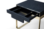 Athena & Rothsay - Modern Grey Fabric + Wenge + Gold Bedroom Set by VIG Furniture - View 9