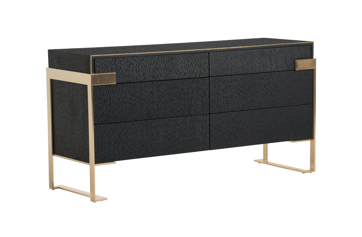 Rothsay - Modern Wenge + Gold Dresser by VIG Furniture - View 3