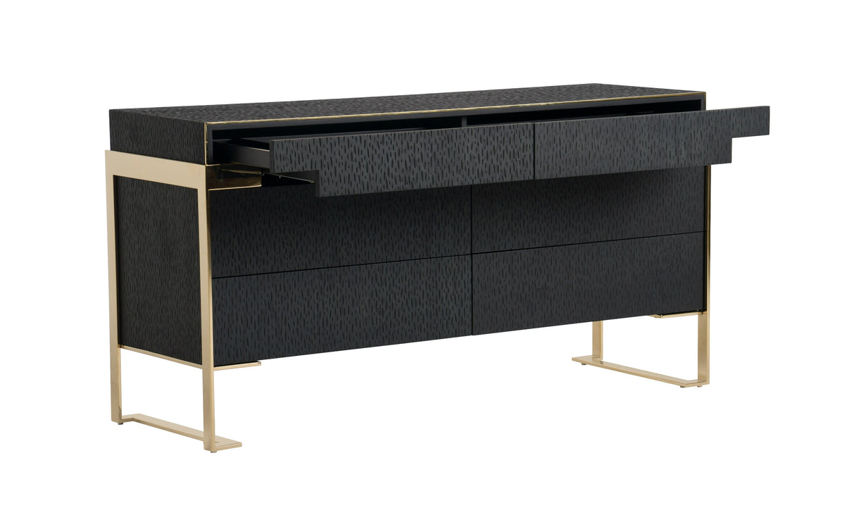 Rothsay - Modern Wenge + Gold Dresser by VIG Furniture - View 5