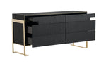 Rothsay - Modern Wenge + Gold Dresser by VIG Furniture - View 6