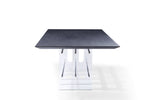 Inverness - Contemporary Black Oak + Acrylic Dining Table by VIG Furniture - View 3