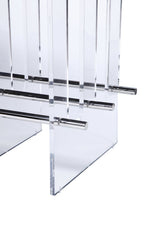 Inverness - Contemporary Black Oak + Acrylic Dining Table by VIG Furniture - View 5