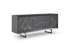 Hawick - Contemporary Dark Grey + Abstract White Paint Buffet by VIG Furniture - View 2