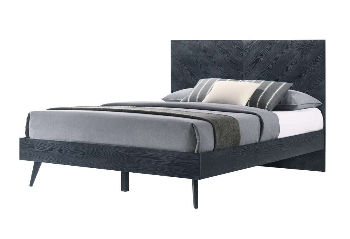 Diana - Modern Grey Ash Bed by VIG Furniture - View 1