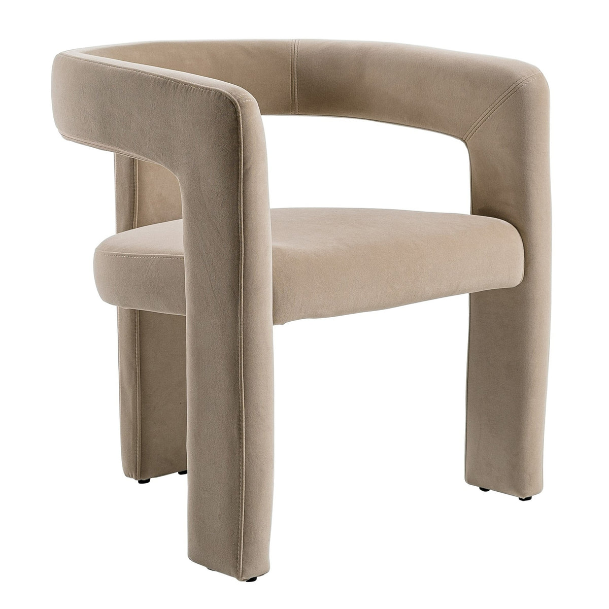 Cherish - Modern Beige Fabric Dining Chair by VIG Furniture - View 1