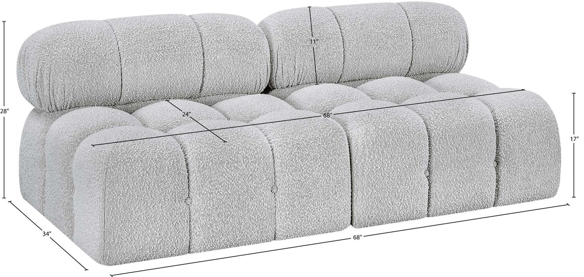 Ames - 2 Seat Modular Armless Sofa