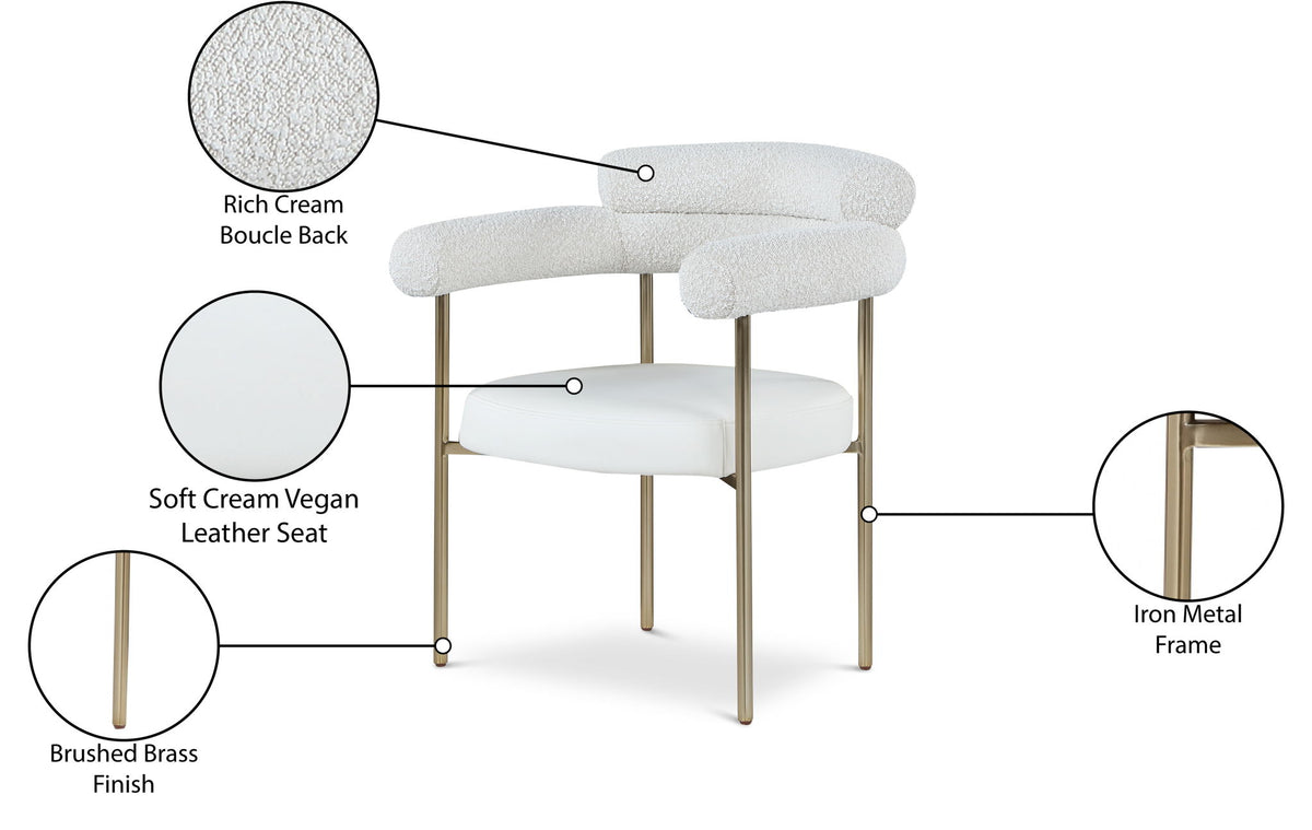 Blake - Dining Chair With Bronze Legs (Set of 2)