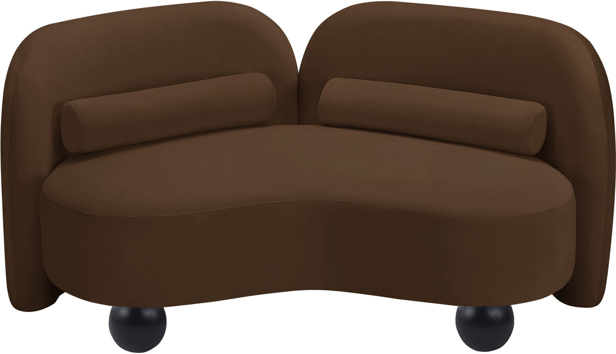Daphne - Velvet Loveseat