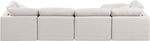 Indulge - Linen 5 Piece Modular Sectional With Chaise