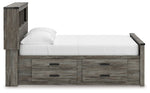 Frandern - Bookcase Panel Bedroom Set With Storage