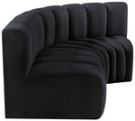 Arc - Velvet 3 Piece Sofa