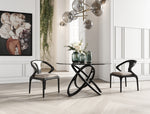 Campbell - Mid-Century Modern Grey Leatherette & Black Ash Dining Chair by VIG Furniture - View 2