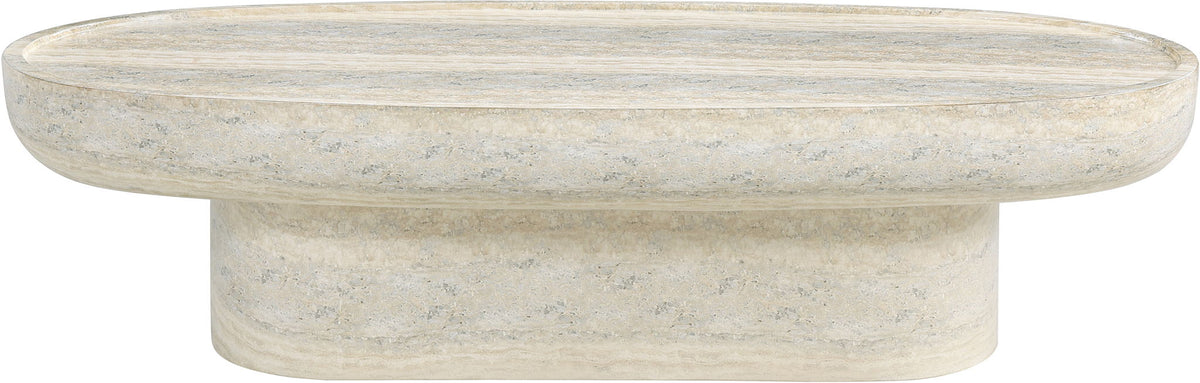 Tivoli - Indoor / Outdoor Coffee Table - Travertine Concrete