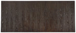 Burkhaus - Rectangular Dining Room Extension Table - Dark Brown