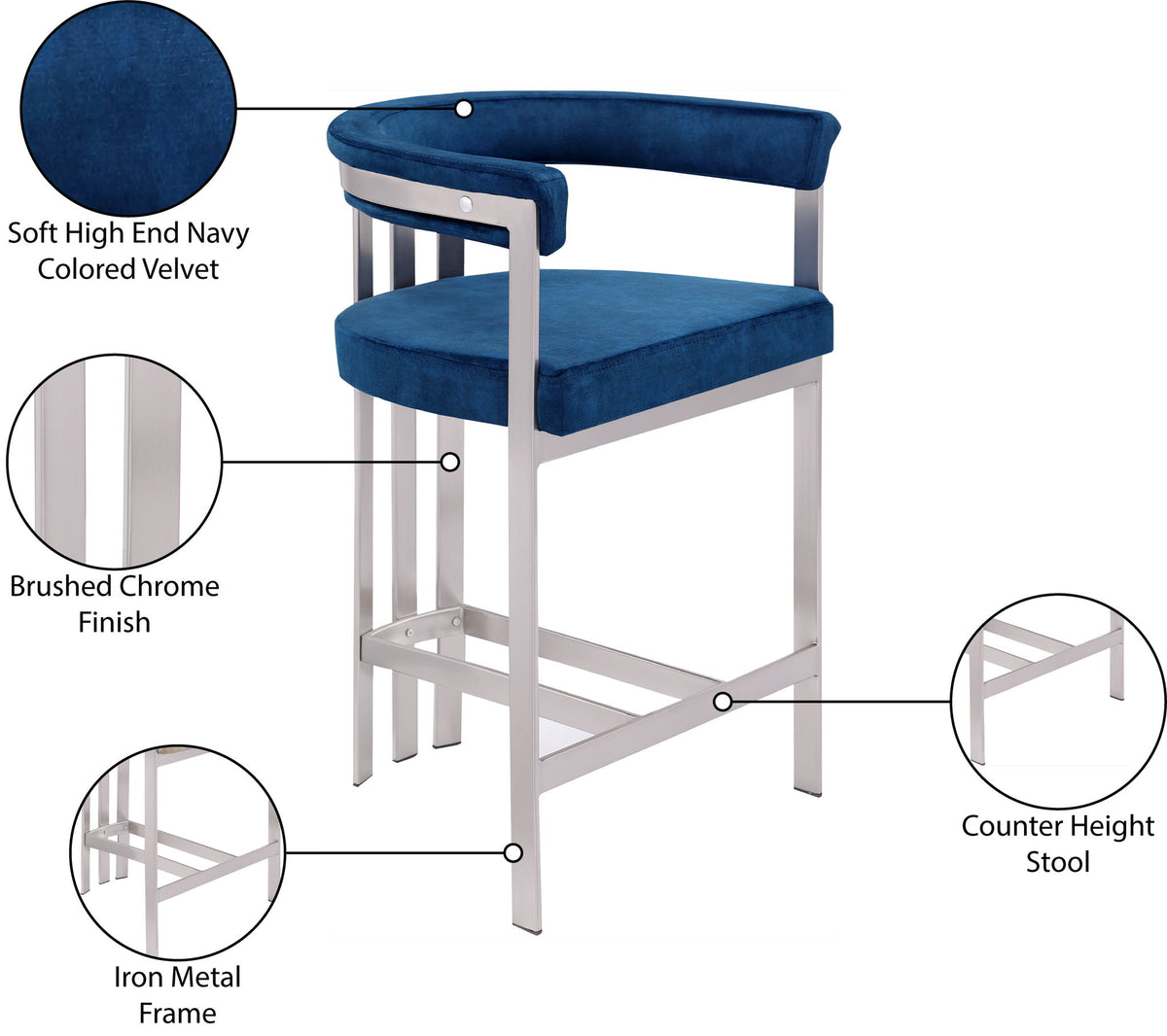 Marcello - Counter Stool (Set of 2)