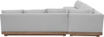 Solace - Olefin Performance Fabric 4 Piece Outdoor Patio Modular Sectional
