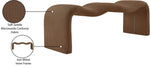 Willow - Corduroy Bench - Saddle