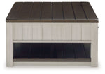 Darborn - Lift Top Cocktail Table - Gray / Brown