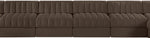Rummi - Velvet Performance Fabric Upholstered 10 Piece Modular Sectional