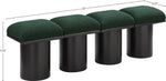 Pavilion - 4 Piece Modular Bench With Black Base