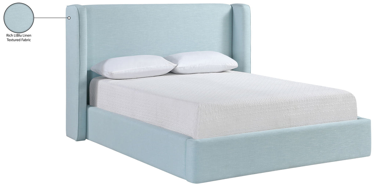 Kendall - Linen Textured Fabric Upholstered Bed