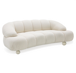 Duran - Contemporary White Fabric Loveseat Sofa by VIG Furniture - View 2