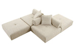 Mondo - Modern Modular Beige Fabric Armless Seat by VIG Furniture - View 13
