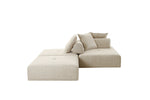 Mondo - Modern Modular Beige Fabric Armless Seat by VIG Furniture - View 17