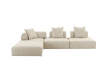 Mondo - Modern Modular Beige Fabric Armless Seat by VIG Furniture - View 4