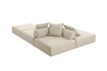 Mondo - Modern Modular Beige Fabric Armless Seat by VIG Furniture - View 11