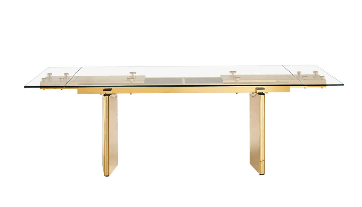 Nassim - Glam Glass Extendable Dining Table by VIG Furniture - View 10