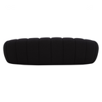 Yolonda - Modern Curved Black Fabric Sofa by VIG Furniture - View 9