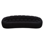 Yolonda - Modern Curved Black Fabric Sofa by VIG Furniture - View 1
