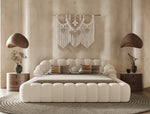 Yolonda - Modern Off-White Fabric Bed by VIG Furniture - View 3