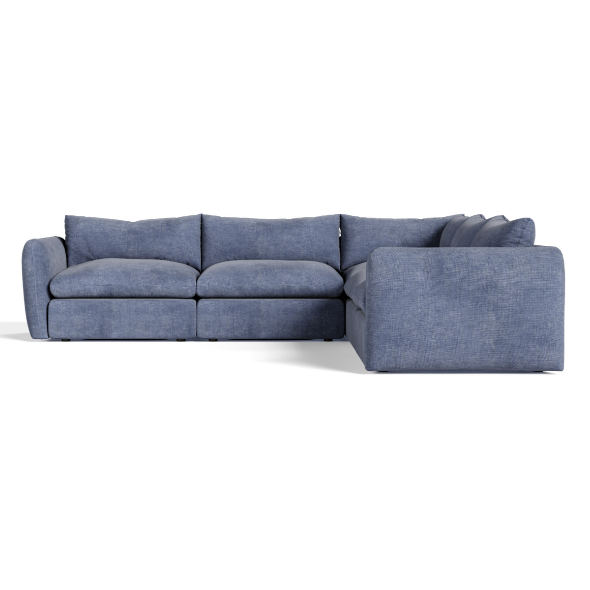 Kinsey - Modern Blue Fabric Modular Sectional Sofa-5-Piece Sectional by VIG Furniture - View 5