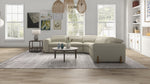 Conrad - Modern Beige Fabric Sectional Sofa With 3 Recliners by VIG Furniture - View 2