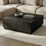 Kenda - Modern Black Oak Square Coffee Table With Storage by VIG Furniture - View 8