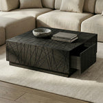 Kenda - Modern Black Oak Square Coffee Table With Storage by VIG Furniture - View 7