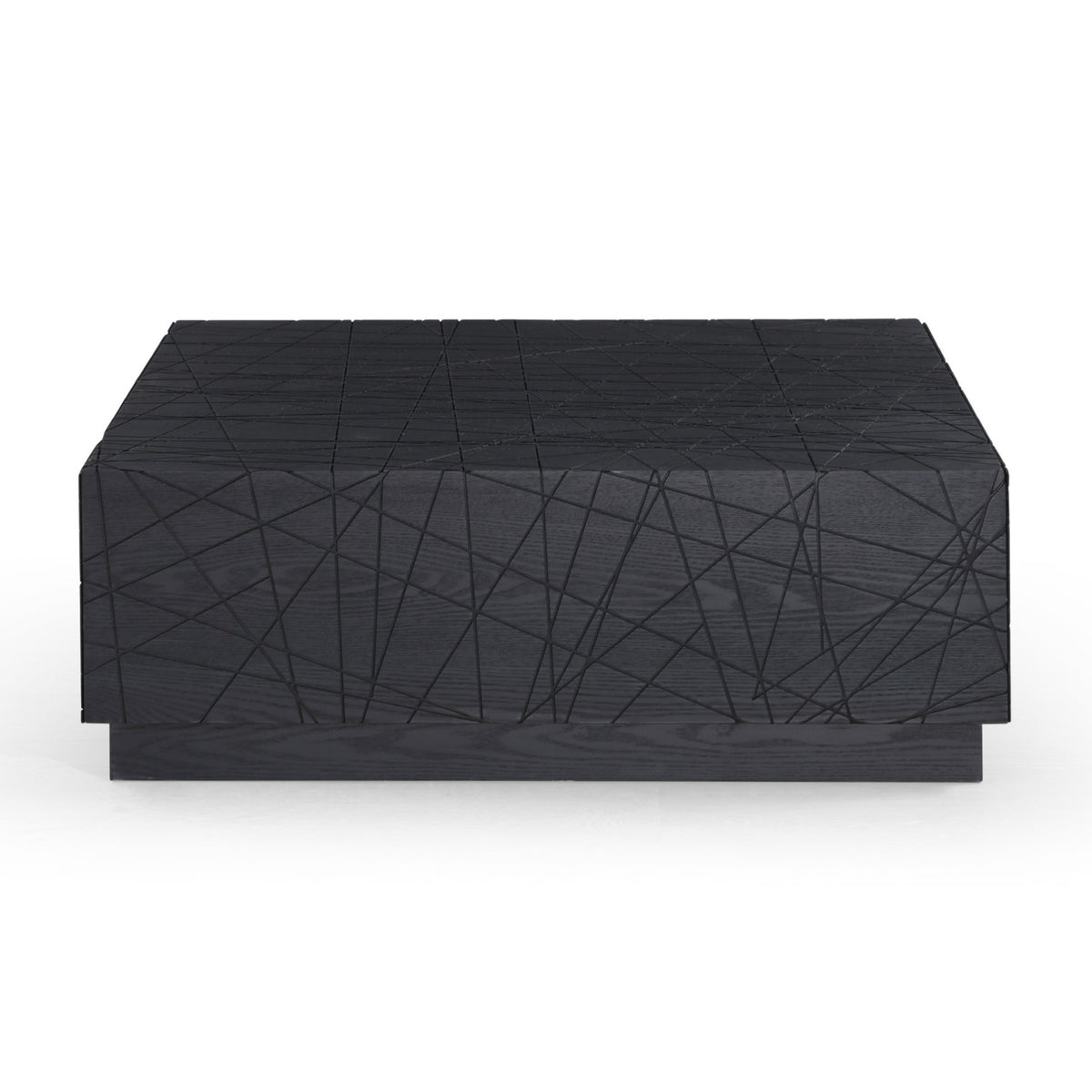 Kenda - Modern Black Oak Square Coffee Table With Storage by VIG Furniture - View 1