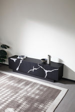 Aspen - Modern Matte Brown Ash & Silver TV Stand by VIG Furniture - View 3