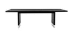 Kenda - Modern Black Ash + Stainless Steel Dining Table by VIG Furniture - View 9