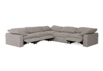 Corinth - Modern Grey Fabric Sectional Sofa with 3 Power Recliners by VIG Furniture - View 5