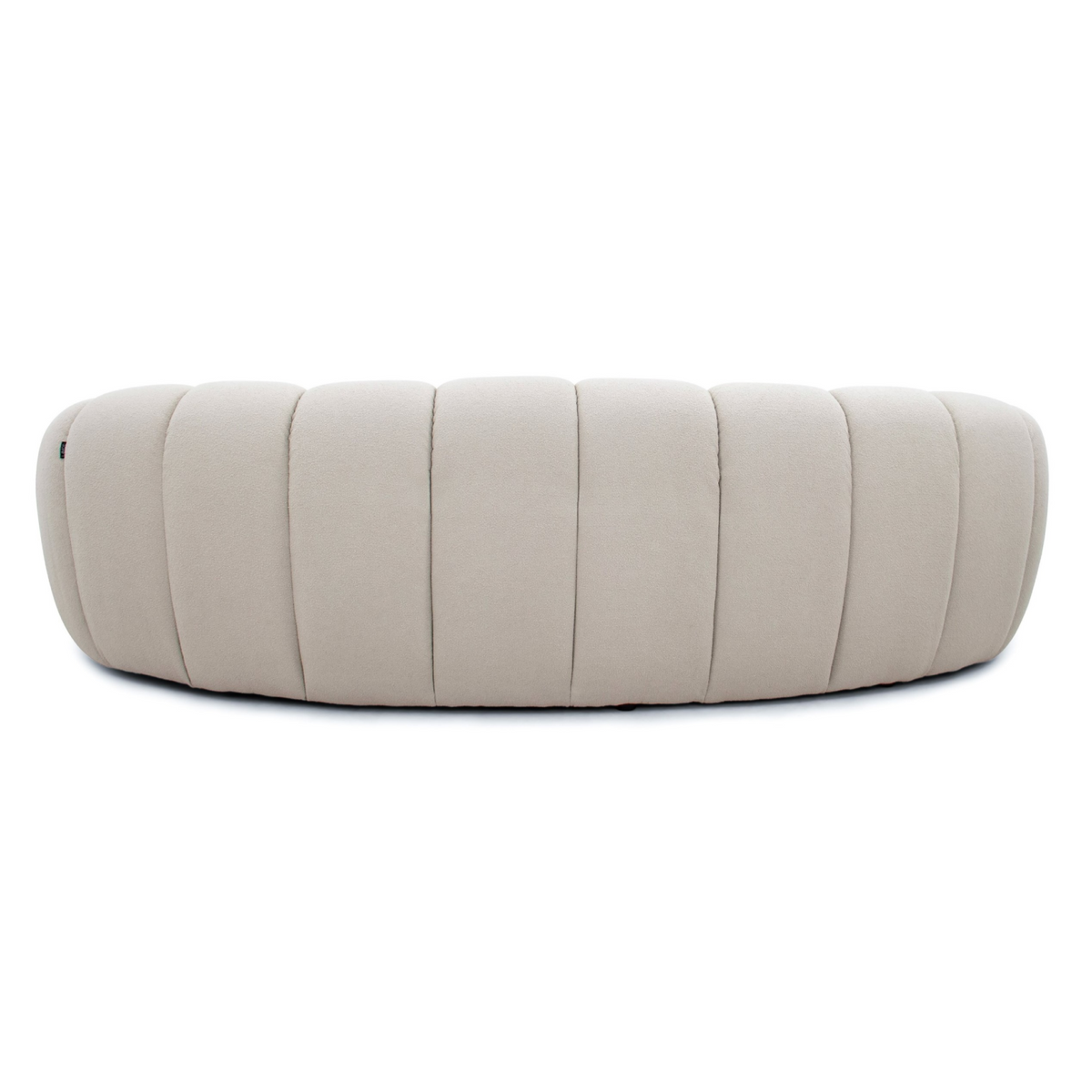 Yolonda - Modern Curved Beige Fabric Sofa by VIG Furniture - View 6