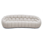 Yolonda - Modern Curved Beige Fabric Sofa by VIG Furniture - View 1