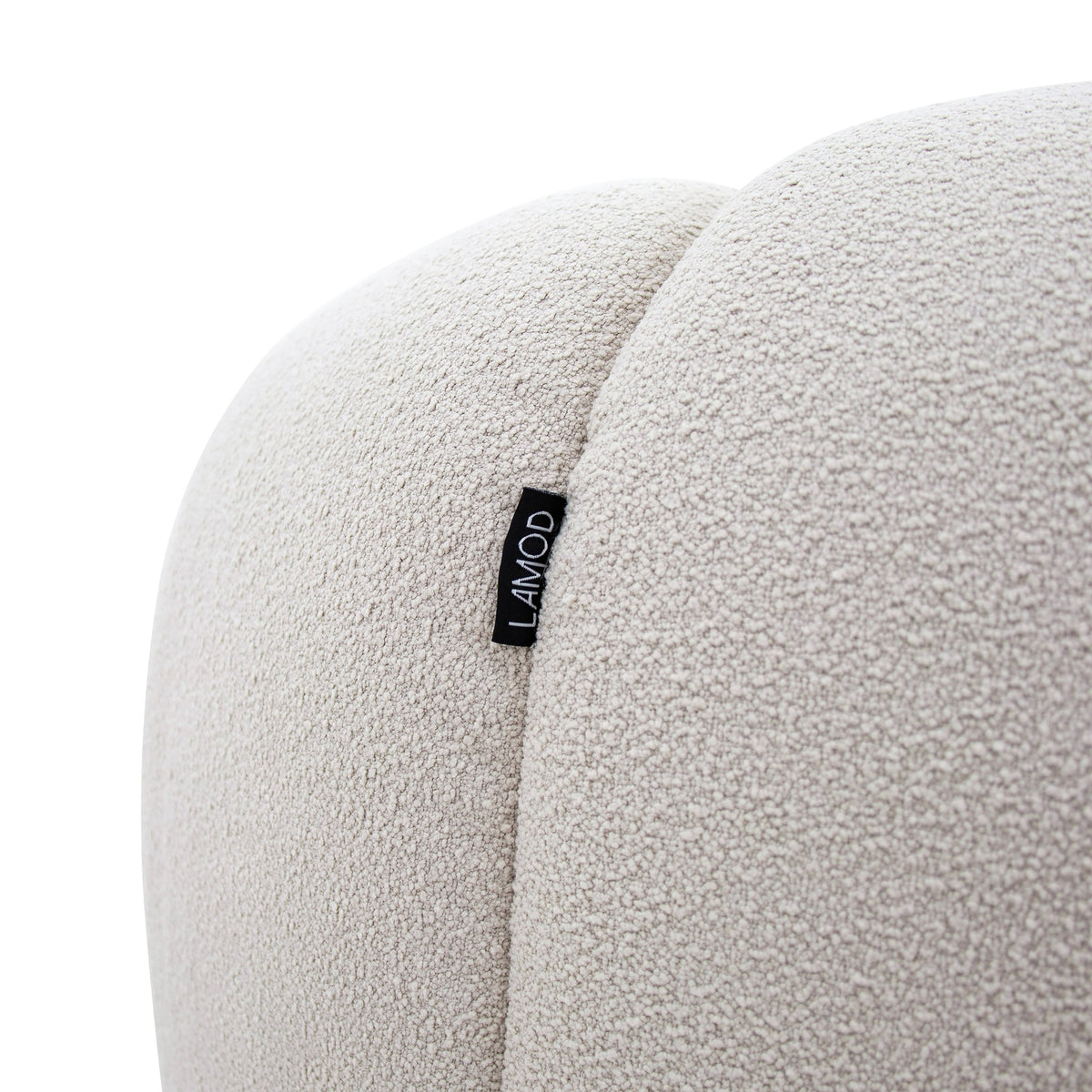 Yolonda - Modern Curved Beige Fabric Chair by VIG Furniture - View 5