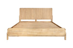Queen Mikala - Modern Natural Oak Bedroom Set
